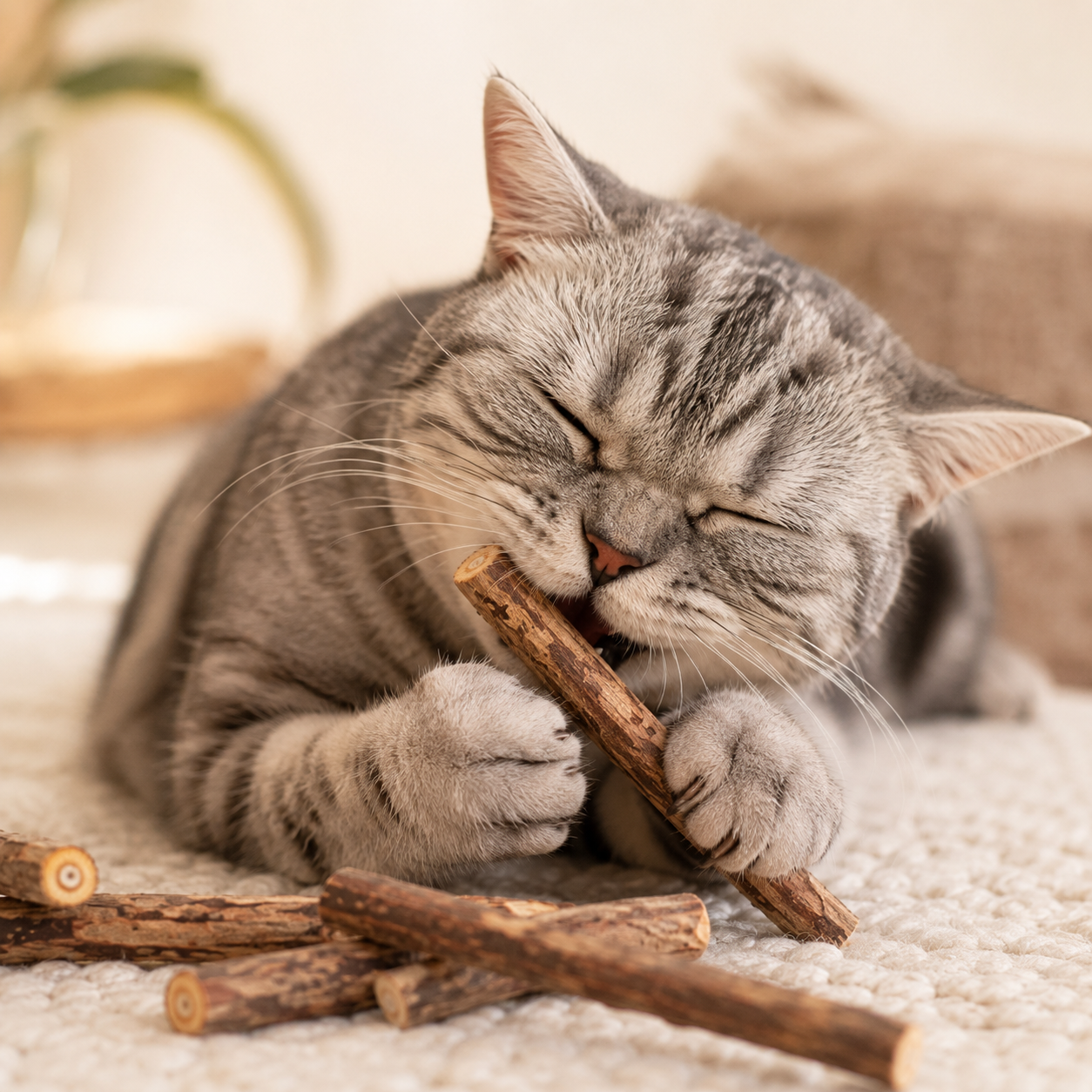 Natural Matatabi Cat Chew Sticks